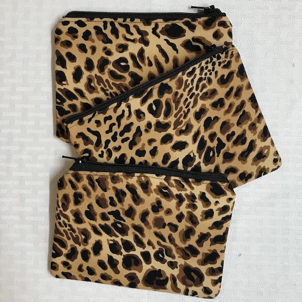 Cheetah Print Zipper Pouch | A Hundred Ravens