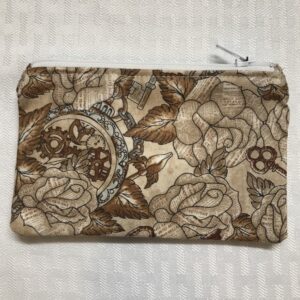 Steampunk Roses Zipper Pouch