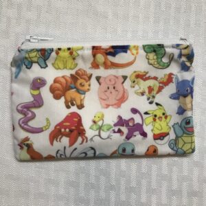 Pokemon White Background Zipper Pouch