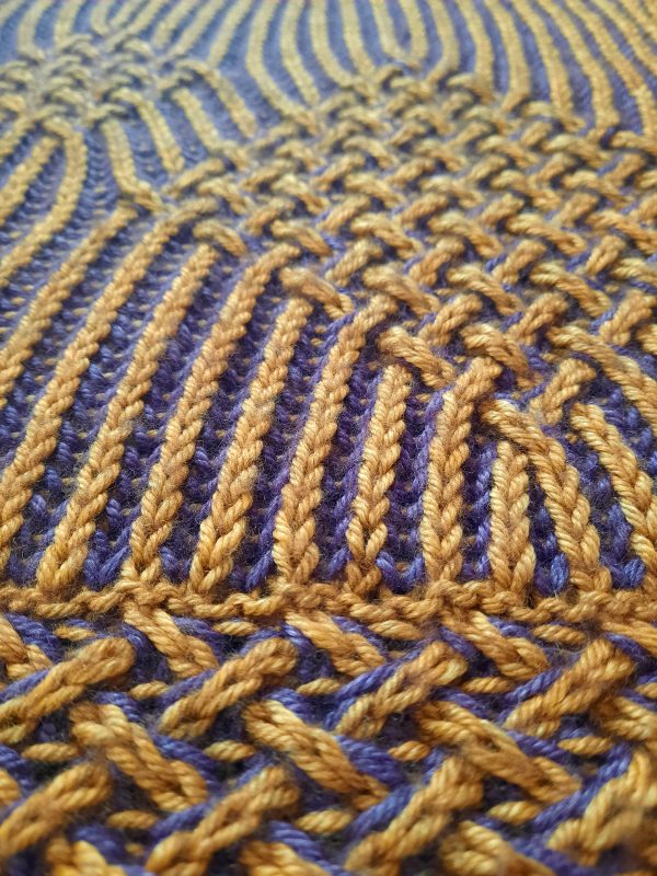 Gilded Grapes Shawl Kit - Image 3