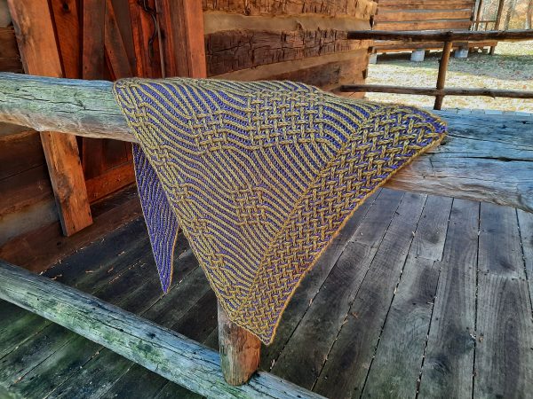 Gilded Grapes Shawl Kit - Image 4