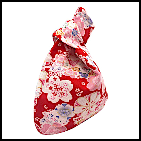 Granny Square in Orange Knot Bag - Image 4
