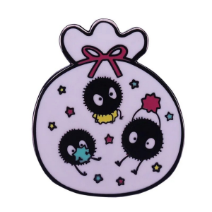 Bag 'O Soot Sprites Pin - Studio Ghibli