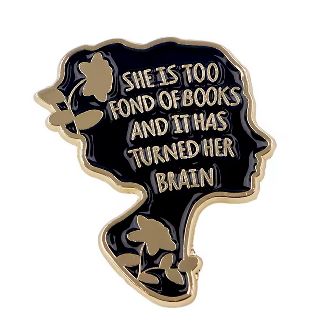 Pride & Prejudice Quote Pin