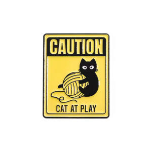 Cat at Play Pin