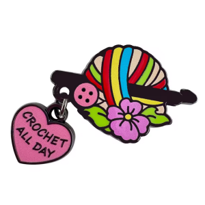 Crochet All Day Pin