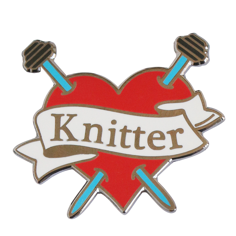 Lovely Knitter Pin