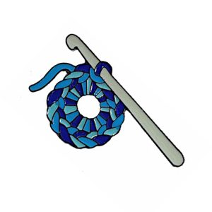 Magic Ring Pin - Blue