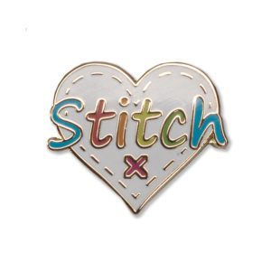 Stitched Heart Pin